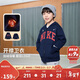 NIKE3BRAND 耐克男女童開(kāi)襟連帽衛衣2025冬季新款兒童加絨保暖上衣
