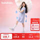巴拉巴拉女童裙子兒童連衣裙2025夏裝中大童洋氣撞色Polo裙208225111011