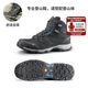 迪卡儂男女登山鞋戶(hù)外防水防滑耐磨春秋中幫徒步鞋 MH100中幫 男款-黑灰色 42