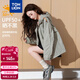 唐獅（TonLion）2025夏連帽外套防曬衣簡(jiǎn)約慵懶百搭上衣休閑女
