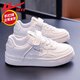 回力童鞋兒童運動(dòng)鞋2026春季新款男童透氣低幫板鞋中大童女童休閑鞋子 白白色 -W1419 27 推薦腳長(cháng)18.0內長(cháng)18.5