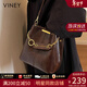 viney輕奢水桶包包女包牛皮斜挎包高級感生日情人節禮物送女友老婆 【咖色】新年送女生大容量通勤實(shí)用腋下包 品牌時(shí)尚百搭休閑通勤單肩包