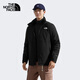 The North Face北面沖鋒衣男羽絨內膽三合一戶(hù)外防水保暖88RK 黑色/4H0 XL