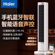海爾（Haier）取暖器石墨烯暖風(fēng)機家用電暖氣立式電暖器電暖風(fēng)節能省電速熱浴室臥室辦公室烤火爐智能控制 【藍牙手機-AI語(yǔ)音款】石墨烯升溫抑菌-加高暖全身