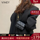 viney新款斜挎包包女包輕奢迷你小包單肩包生日情人節禮物送女友老婆 【黑色小號】新年送女生高級感實(shí)用手機包 時(shí)尚品牌小眾休閑鏈條包