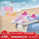 Skechers斯凱奇童鞋一腳蹬洞洞鞋女童涼鞋夏中大童沙灘鞋兒童拖鞋308004L