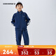 匡威Converse童裝衛衣+衛褲2件套2025年春季男童側邊條紋時(shí)尚休閑套裝