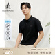 beanpole【涼感】 濱波  夏季情侶款休閑商務(wù)短袖索羅娜T恤POLO衫 黑色 XL 185/100A