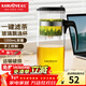 金灶（KAMJOVE） 飄逸杯茶道杯玻璃茶壺泡茶壺茶具玲瓏杯泡茶器茶壺玻璃壺花茶壺 TP-300（1200ml）