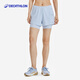 迪卡儂（DECATHLON）運動(dòng)短褲女春夏速干二合一短褲越野假兩件褲跑步快干褲-5632701