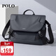POLO單肩包男士多功能斜挎包男橫款iPad包大容量手機包運動(dòng)挎包情人節