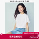 佐丹奴T恤女純棉親膚氣質(zhì)小衫女舒適寬松小高領(lǐng)t恤女短袖05322396