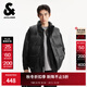 杰克·瓊斯（JACK&JONES）男裝秋冬季節馬甲背心寬松立領(lǐng)拉鏈摁扣字母時(shí)尚休閑225434011 E40黑色 M （175）
