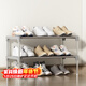 安爾雅鞋架簡(jiǎn)易鞋柜家用門(mén)口宿舍儲物鞋架子簡(jiǎn)約多層組裝鞋架收納