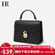 HR赫蓮娜凱莉包女手提包女通勤梅花鎖扣時(shí)尚女包手提挎包情人節禮物 黑色