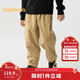 巴拉巴拉童裝男童長(cháng)褲加絨中大童褲子秋冬燈芯絨保暖蘿卜長(cháng)褲208424108105