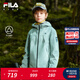 斐樂(lè )FILA兒童上衣2025年冬季新款男童中大童外套防風(fēng)防水戶(hù)外服 暗草綠-GN 165