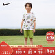 NIKE 耐克童裝男童【短袖T恤+短褲2件套裝】2025夏季新款兒童短袖套裝
