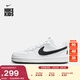 耐克酷菠蘿大童平底運動(dòng)鞋春季男女童低幫板鞋NIKE COURT DV5456 104白/黑 36