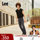 Lee【張凌赫代言】涼涼褲726標準直腳輕薄黑灰色男牛仔褲休閑潮流 黑灰色 34