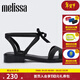 梅麗莎（melissa）蝴蝶結綁帶Jason Wu合作款低跟夏季女士涼鞋33434 黑色 38