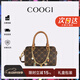 COOGI包包女款2026年輕奢品牌女士波士頓包情人節生日禮物女送老婆女友 咖啡色