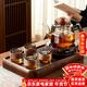 憶壺茶（YIHUTEA）玻璃煮茶壺2025新款電陶爐套裝家用多功能燒水養生壺大容量茶具 【升級加大茶盤(pán)】煙灰壺7件套