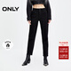 ONLY秋季加絨保暖高腰顯瘦小腳九分牛仔褲女|124449016 J09 深牛仔灰色 155/60A/XS