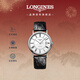浪琴（LONGINES）瑞士手表 時(shí)尚系列 男士皮帶機械表L49214112