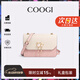 COOGI包包女款輕奢品牌女士單肩包女斜挎包女情人節生日禮物送女友老婆 粉色