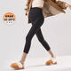 孕婦打底褲秋冬加絨加厚外穿不勒肚子純棉2025新款春秋孕期托腹褲 活性黑-春秋 【無(wú)調節帶 精梳羊絨棉】 M 建議體重【90-120斤】