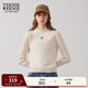 Teenie Weenie小熊女裝冬裝簡(jiǎn)約休閑時(shí)尚中領(lǐng)毛衣貼身打底衫針織衫 乳白色 M 165