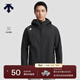 DESCENTE迪桑特TRAINING綜訓運動(dòng)健身防水透濕男士加絨梭織外套 BK-黑色 L (175/96A)