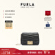 芙拉（FURLA）【情人節禮物】1927羊皮迷你小包女士時(shí)尚菱格鏈條包單肩斜挎包 黑色