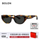 BOLON暴龍眼鏡26年新品丁禹兮同款太陽(yáng)鏡貓眼墨鏡偏光遮陽(yáng)男女款BL3236 C20 玳瑁色（偏光）