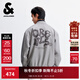 杰克·瓊斯（JACK&JONES）男生2025年秋季款夾克百搭舒適長(cháng)袖棒球服寬松休閑外套225321027 C51淺灰色 S （170）