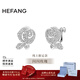 HEFANG何方珠寶優(yōu)雅玫瑰耳釘銀耳飾女士輕奢高級感生日新年禮物送女友 耳夾款