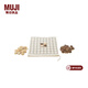 MUJI 扁柏 翻轉棋 玩具 NG03AJ4A 3*3*0.6cm*67張