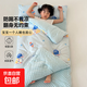 防踢被兒童春秋薄款中大童寶寶神器四季通用護肚a類(lèi)豆豆睡袋嬰兒 開(kāi)心宇航員【A面甄選全棉/B面細膩豆豆絨】 75*120cm+枕芯-冬款4斤