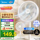 美的（Midea）電風(fēng)扇家用7葉落地扇搖頭電風(fēng)扇循臥室宿舍輕音風(fēng)扇臺式桌面小型風(fēng)扇臺地兩用升級款 白色丨7葉臺地兩用