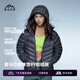 喜馬拉雅冰雪99連帽鵝絨服900蓬99絨雪山攀登專(zhuān)業(yè)戶(hù)外抗寒防風(fēng)羽絨服 鈦灰 900蓬99鵝絨 L 充絨量105g