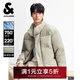 杰克·瓊斯（JACK&JONES）男裝25年冬季嚴寒羽絨服男士加厚短款無(wú)帽立領(lǐng)寬松潮流鴨絨服外套 E11卡其色 S （170）