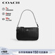 蔻馳（COACH）【品牌直供】女士小號手提手拿包腋下包麻將包黑色CN382