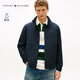 Tommy Hilfiger【戶(hù)外防水】26春夏新款男女休閑運動(dòng)輕薄立領(lǐng)徒步夾克外套 藏青色DW5 L （推薦：150-165斤）