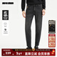 利郎牛仔褲男九分褲低腰窄腳修身男褲秋季2025新品男士褲子419版 黑（24QNZ10101） 33 (175/84A)