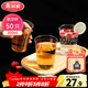 美麗雅 一次性杯子航空杯300ml*50只食品級 大號加厚加硬飲料杯透明