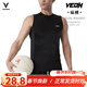 維動(dòng)（VEIDOORN）縱橫背心籃球服專(zhuān)業(yè)運動(dòng)跑步'緊身T恤健身訓練套裝男無(wú)袖坎肩V夏 石墨黑 XL