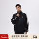 CHINISMCH赤塵半拉鏈立領(lǐng)衛衣男士冬季新款磨毛休閑運動(dòng)上衣新年禮物 黑色 S