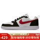 耐克NIKE男休閑鞋COURT BOROUGH運動(dòng)鞋838937-102黑白/紅40