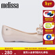 梅麗莎（melissa）蝴蝶結低跟時(shí)尚通勤休閑女士單鞋33680 米白色 38